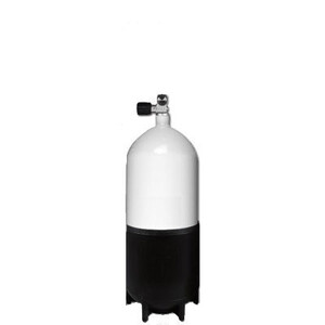Mono cilinder staal 12 Liter kort 230 Bar