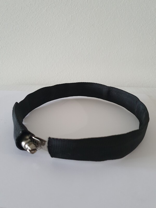 RVS band met nylon cover