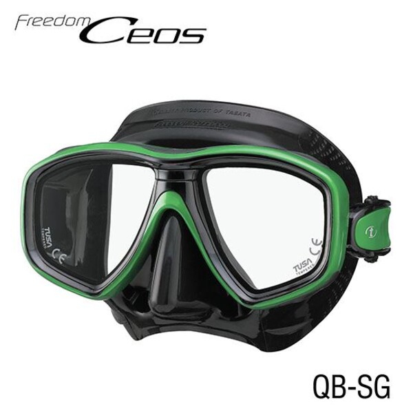 Tusa freedom Ceos masker / zwart siliconen